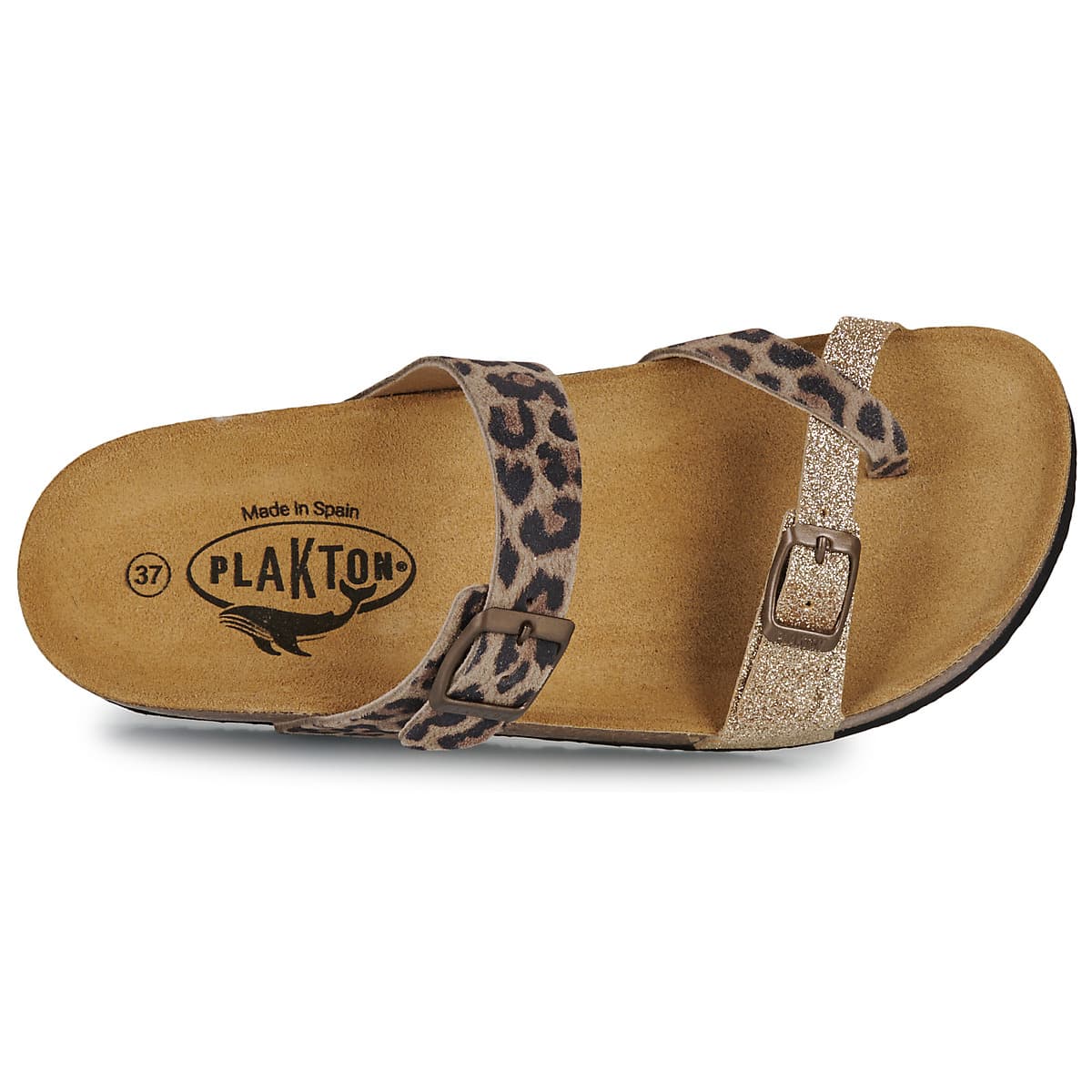 Women's Mules Plakton Gold