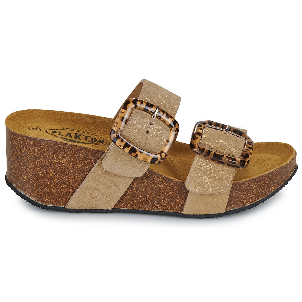 Women's Mules Plakton Beige