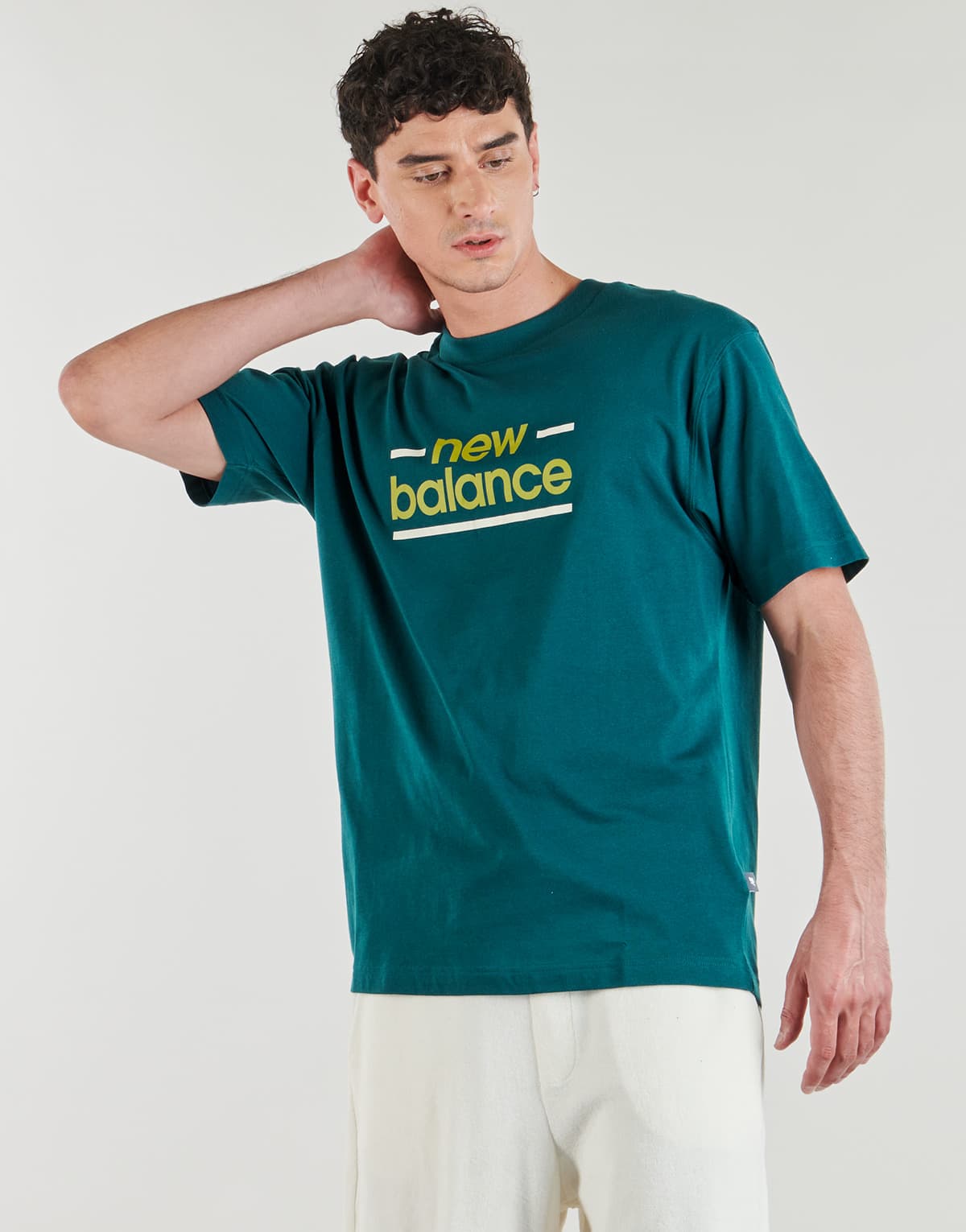 Men's T-Shirts New Balance Green