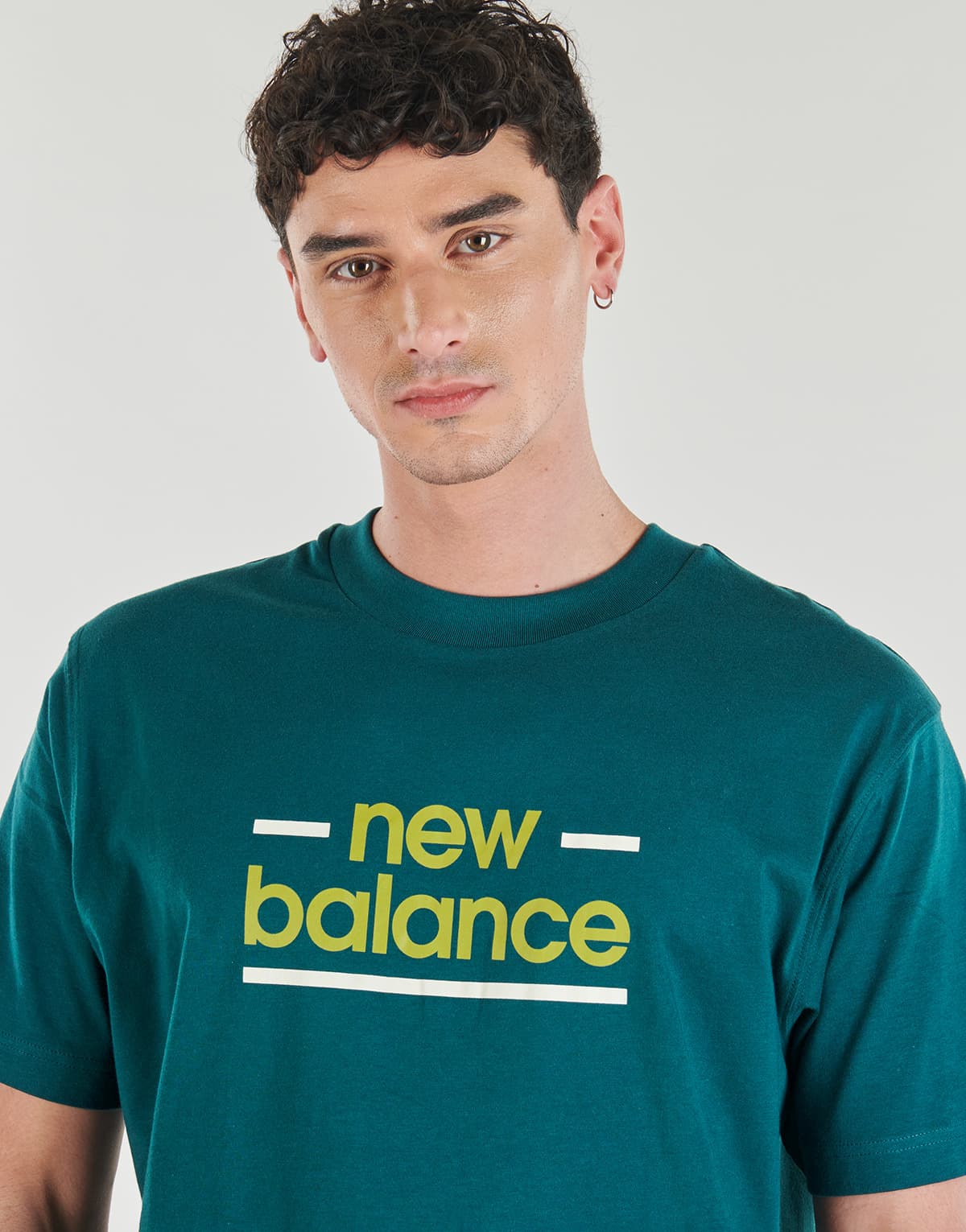 Men's T-Shirts New Balance Green