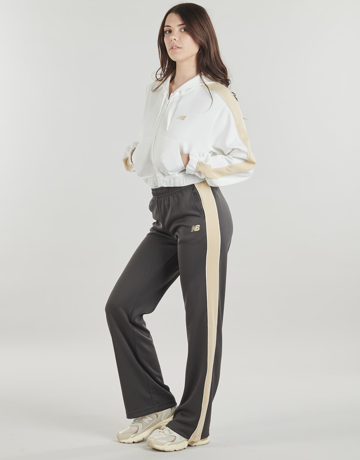 Women's Sweatshirts New Balance Beige