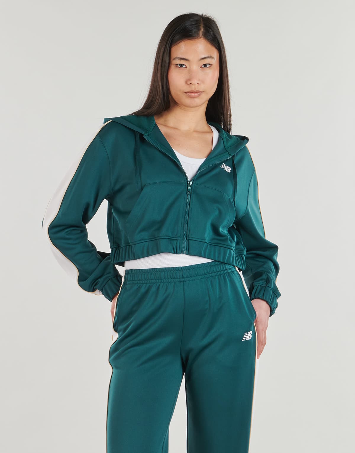Women's Sweatshirts New Balance Green