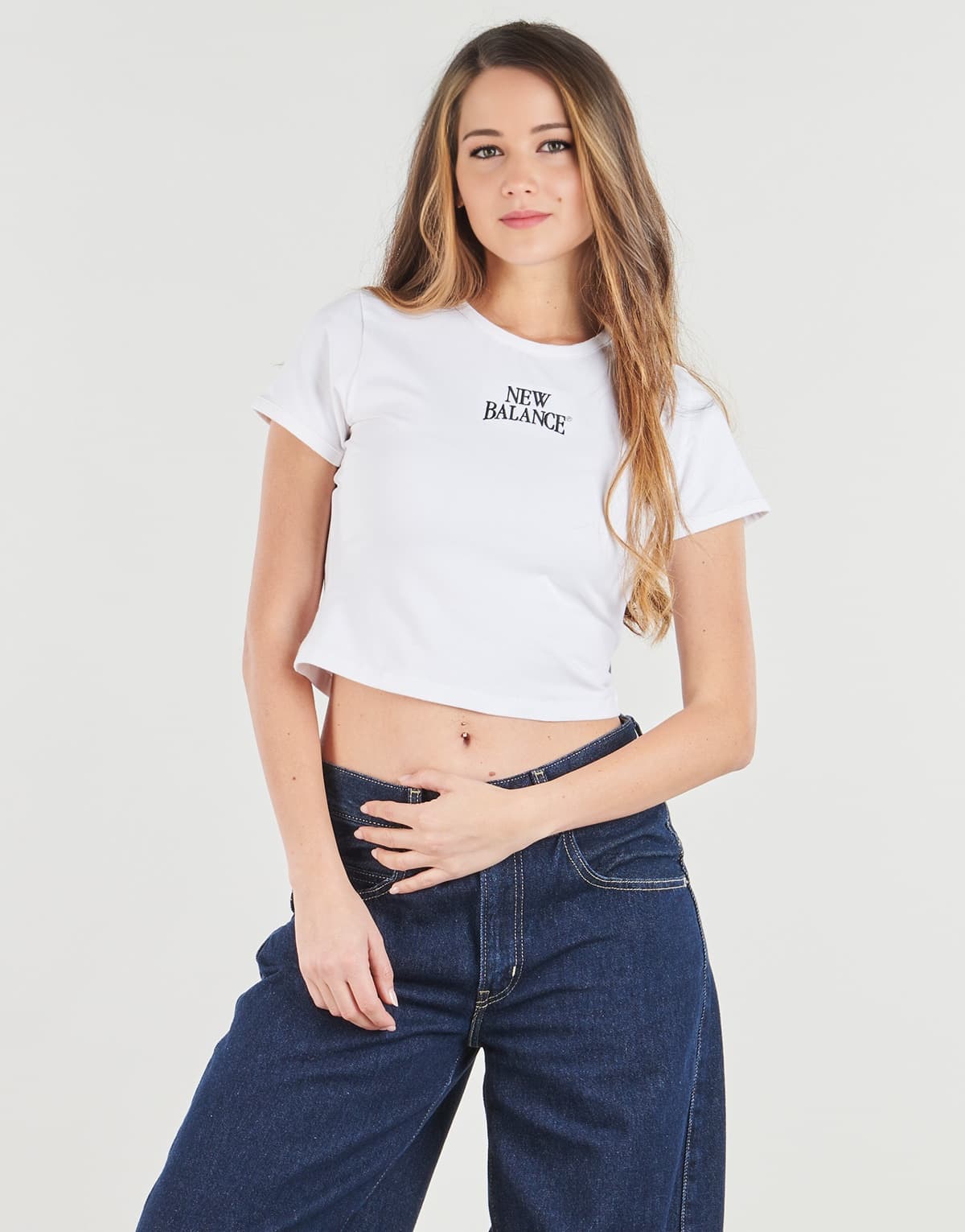 Women's T-Shirts New Balance Purple