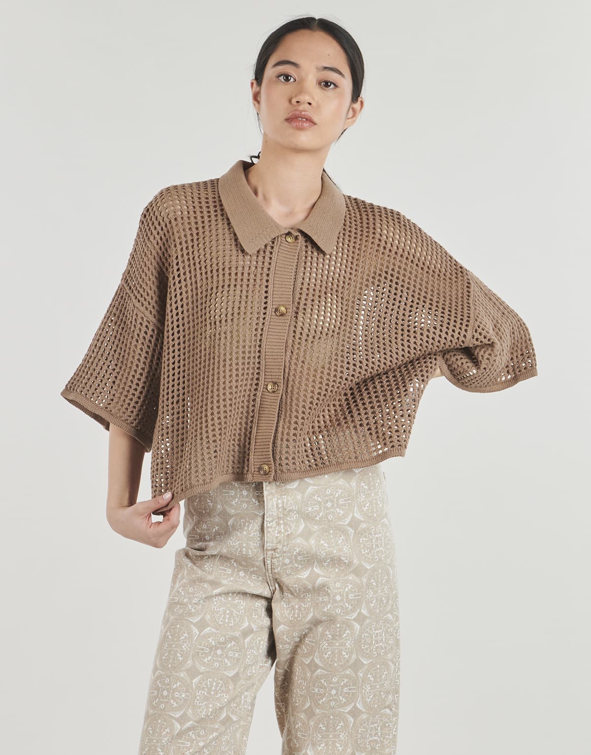 Women's Shirts Oxbow Brown