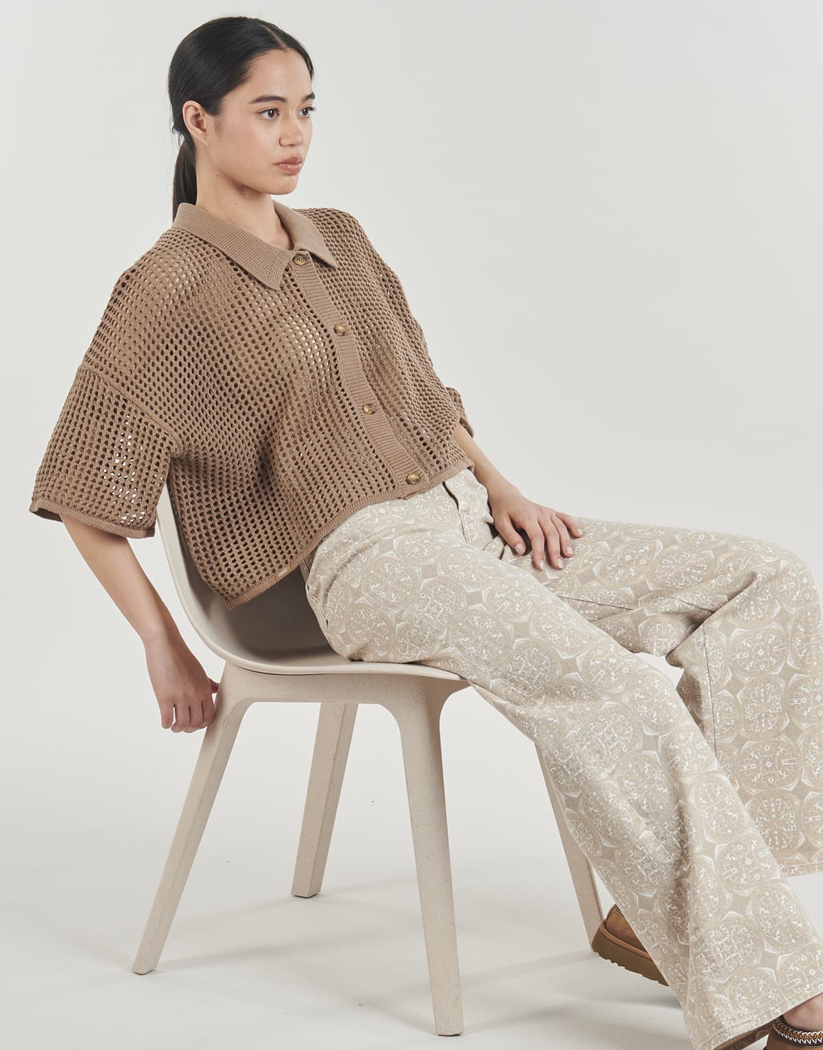 Women's Shirts Oxbow Brown