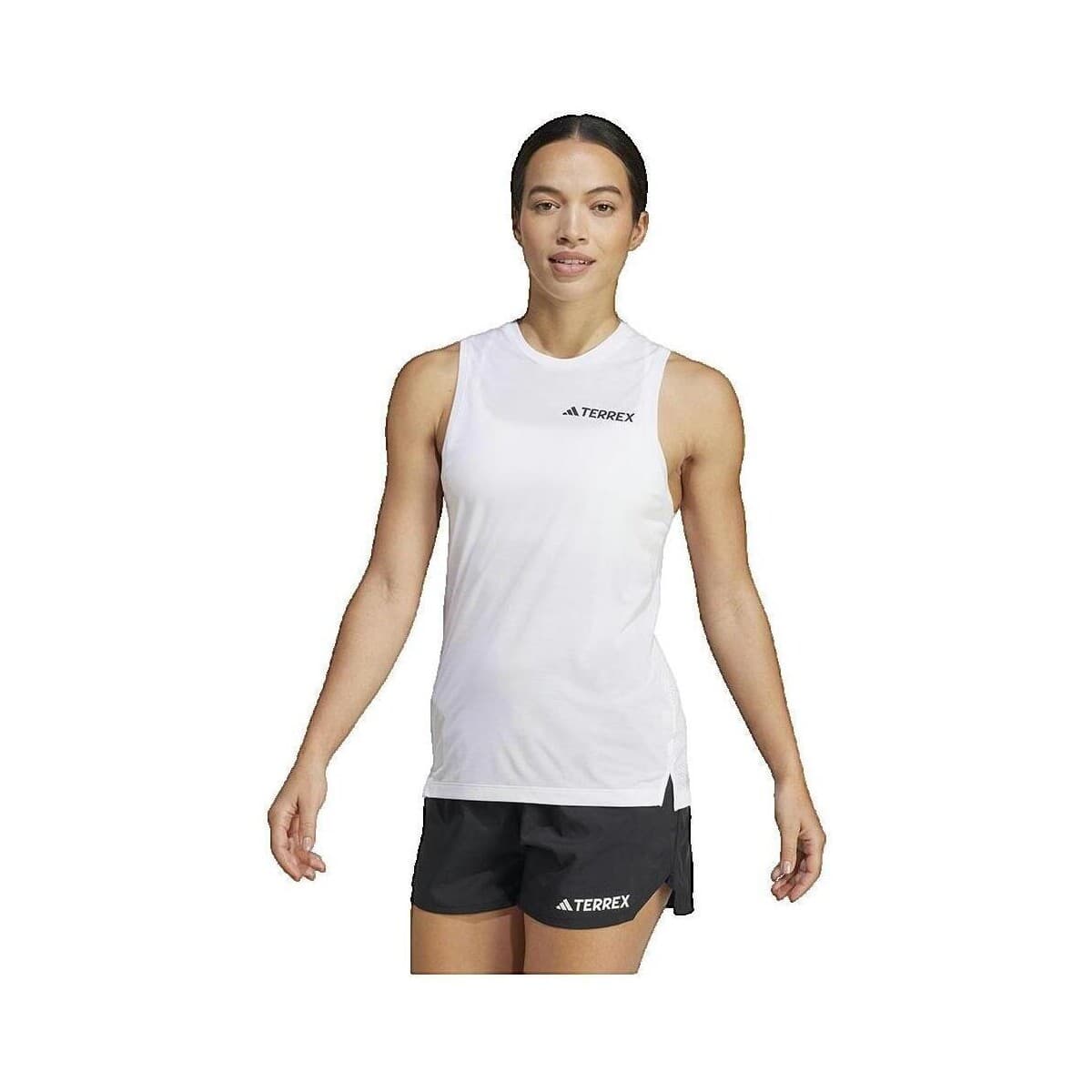 Women's Sleeveless Tops adidas White