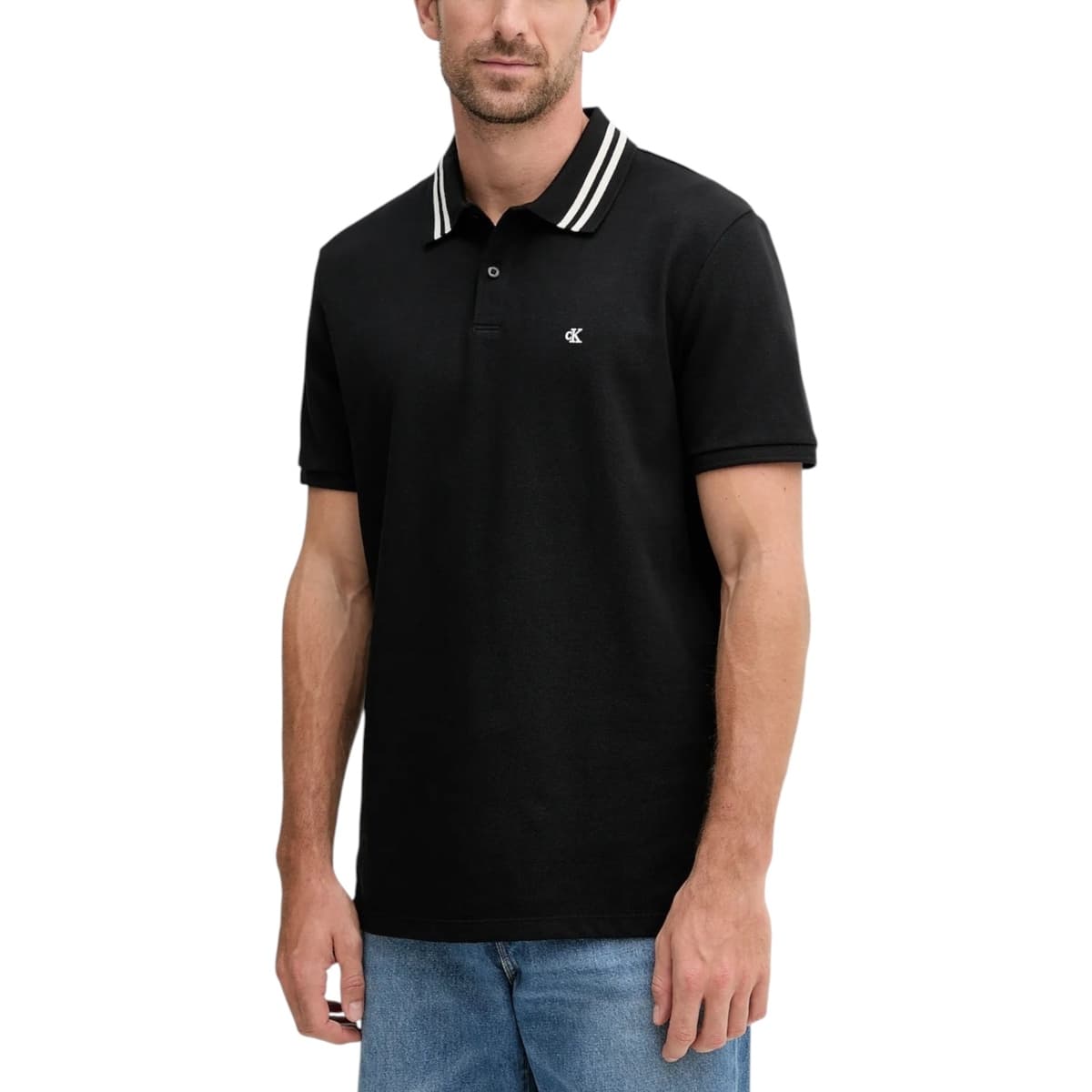 Men's Polo Shirts Calvin Klein Black