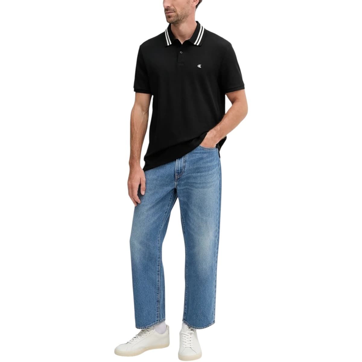 Men's Polo Shirts Calvin Klein Black