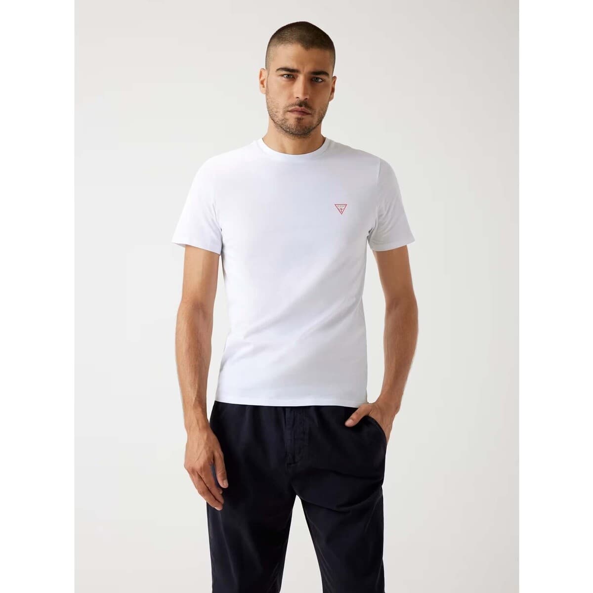 Men's T-Shirts Guess White