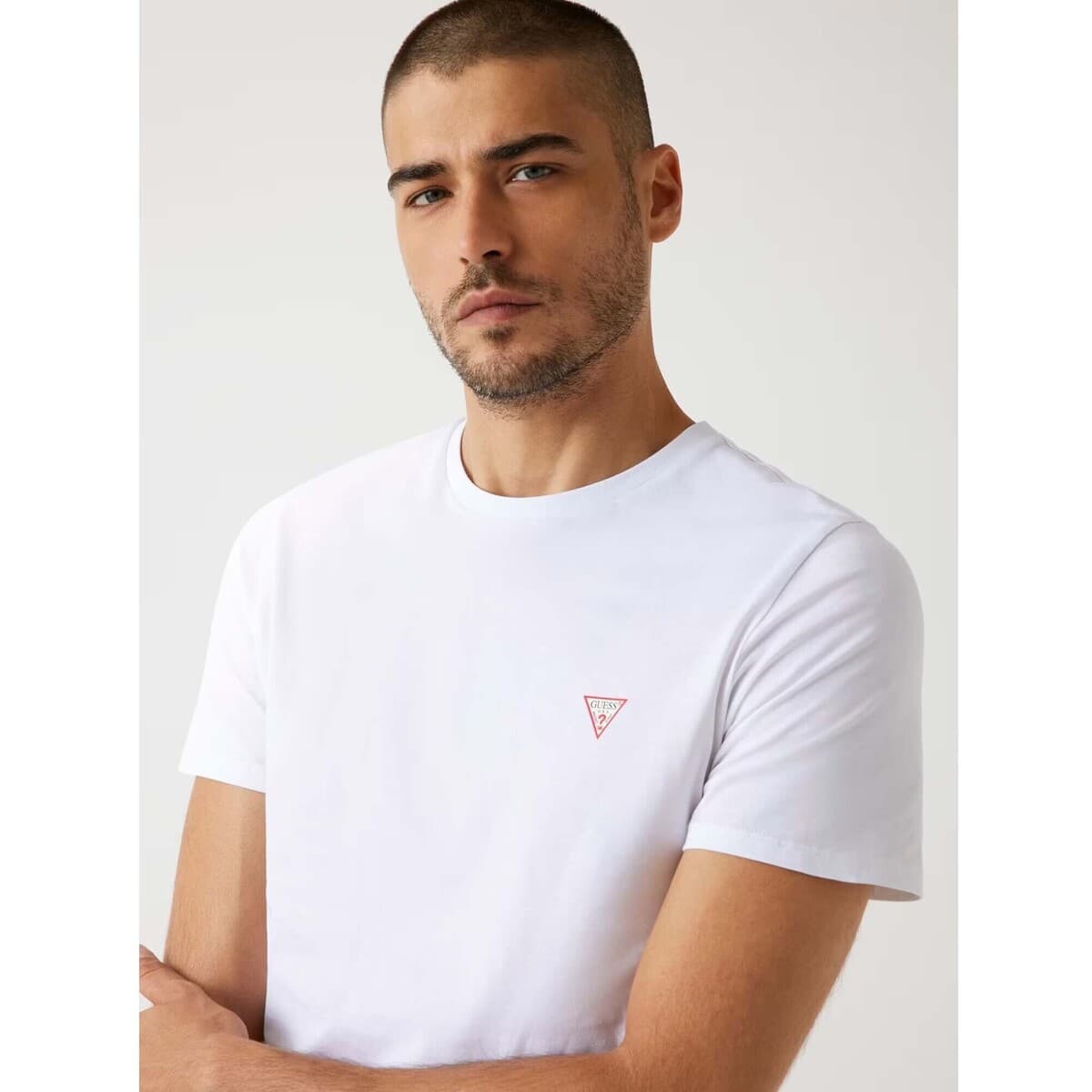 Men's T-Shirts Guess White