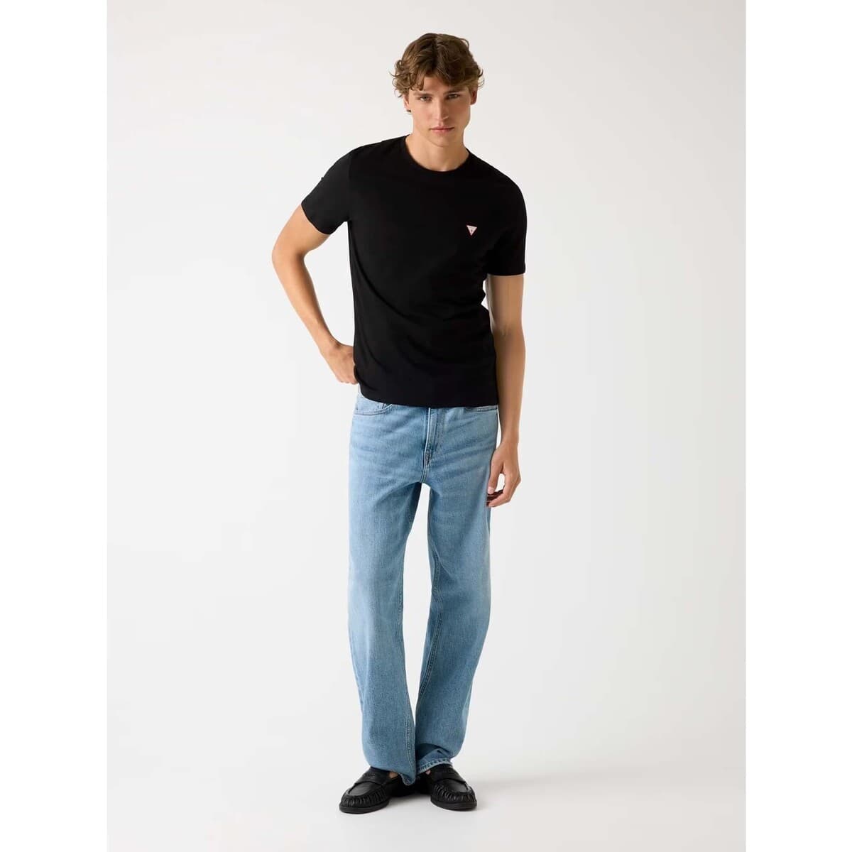 Men's T-Shirts Guess Black