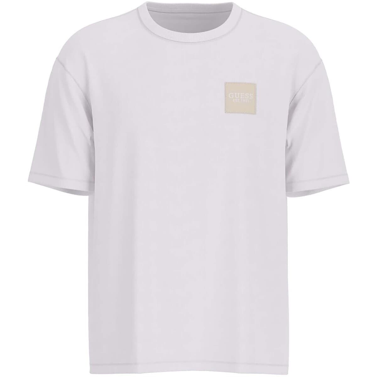 Men's T-Shirts Guess White
