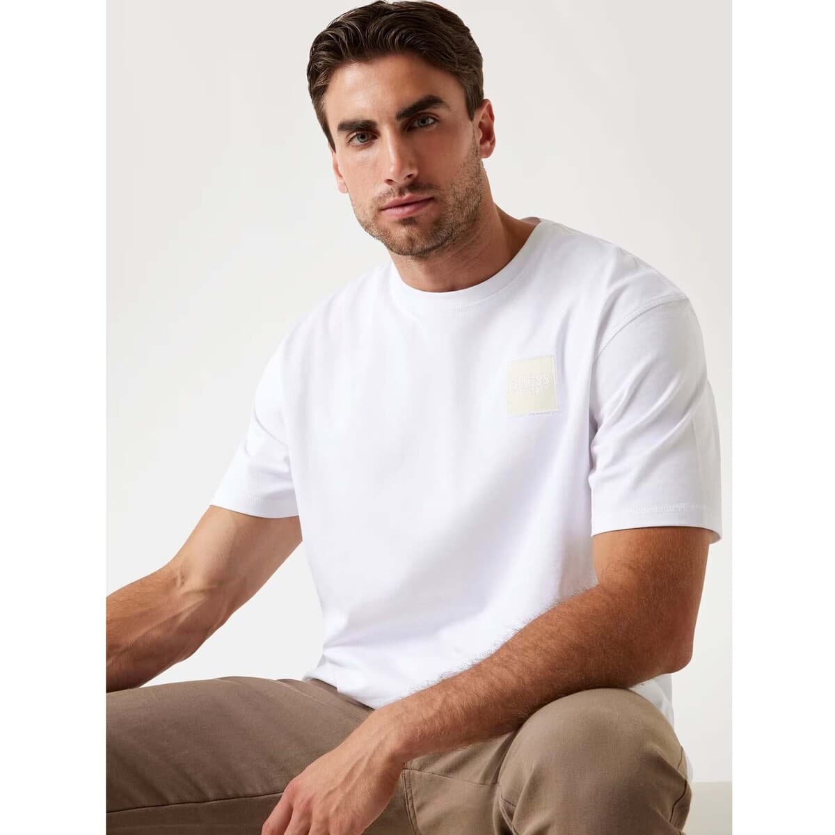 Men's T-Shirts Guess White