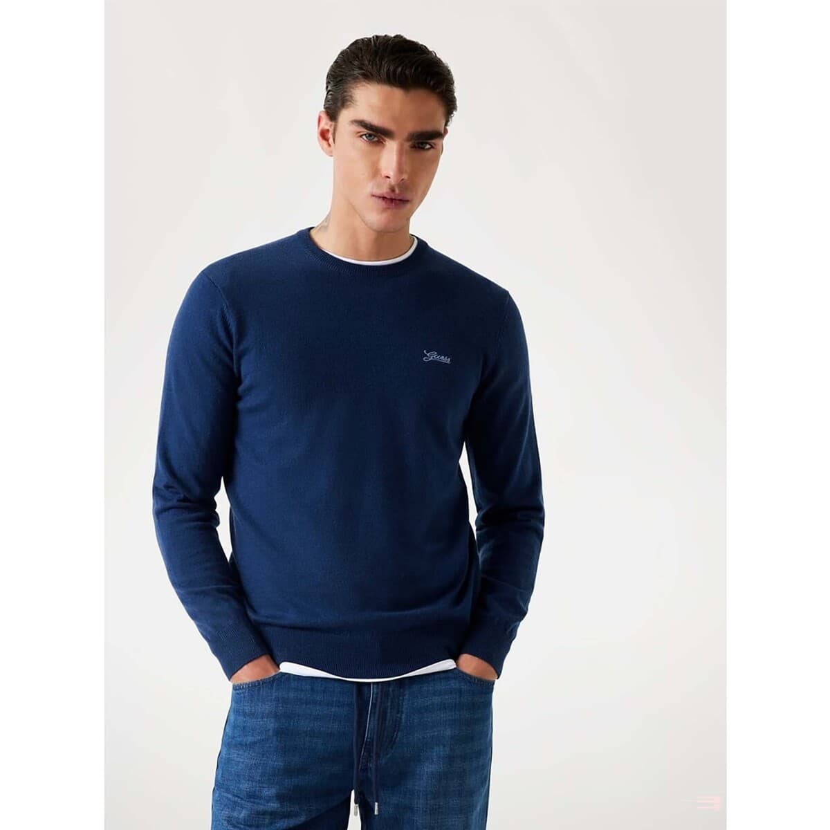 Men's Sports T-Shirts Guess Blue