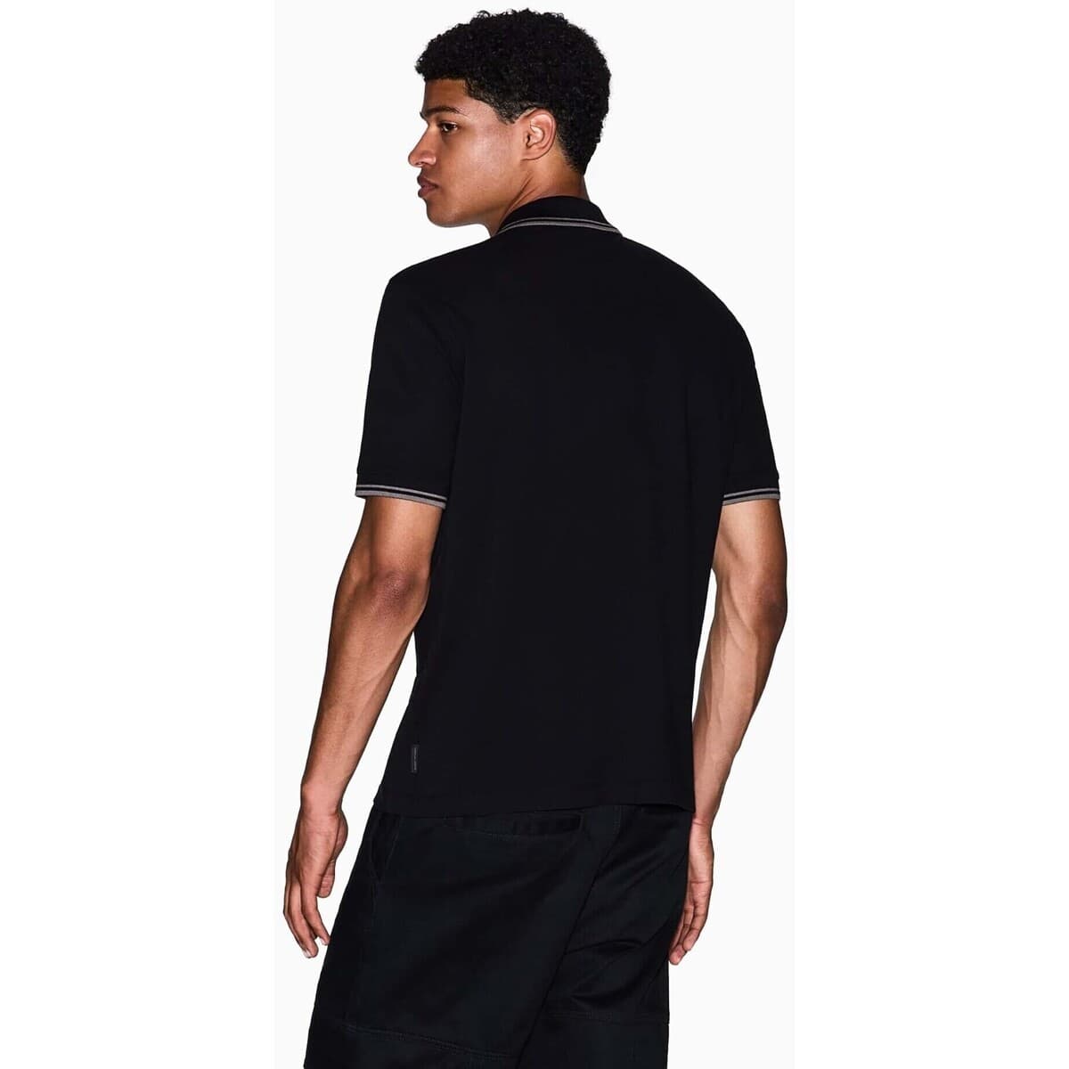 Men's Polo Shirts EAX Black