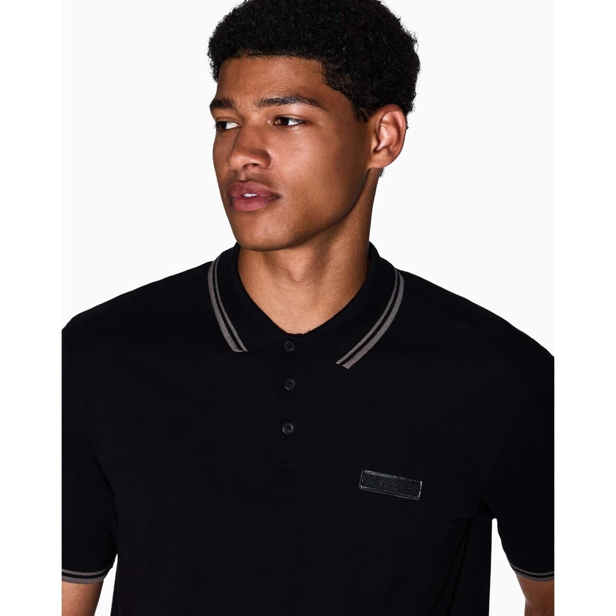 Men's Polo Shirts EAX Black