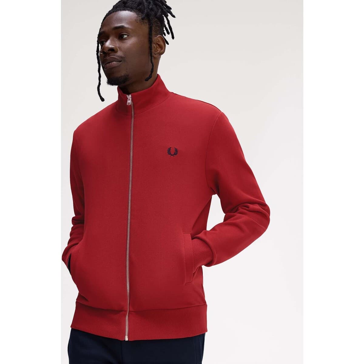 Men's Cardigans Fred Perry Red