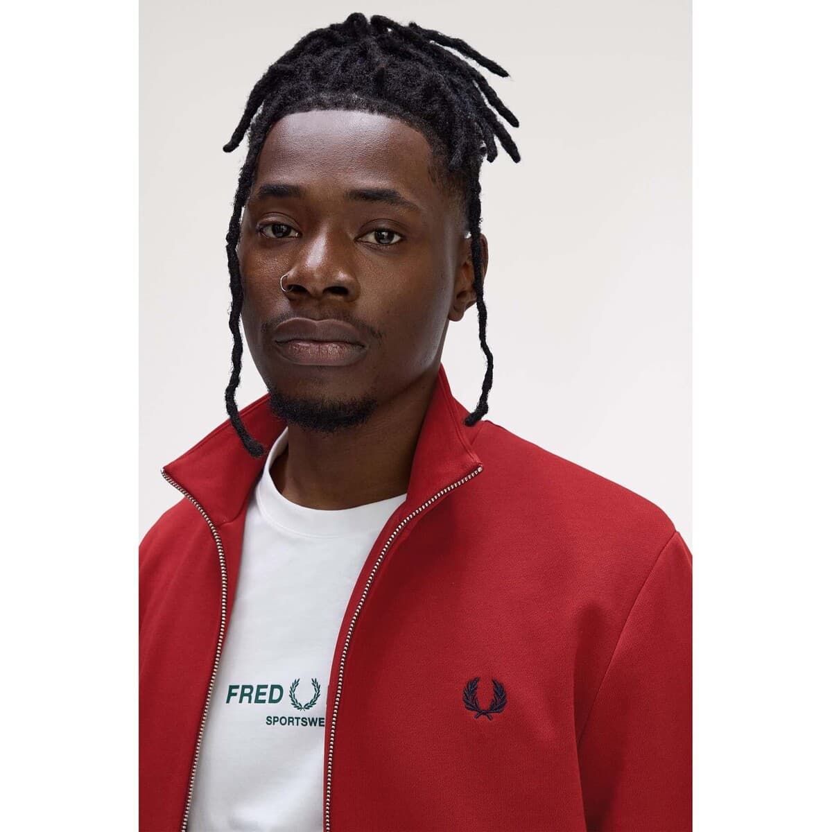 Men's Cardigans Fred Perry Red