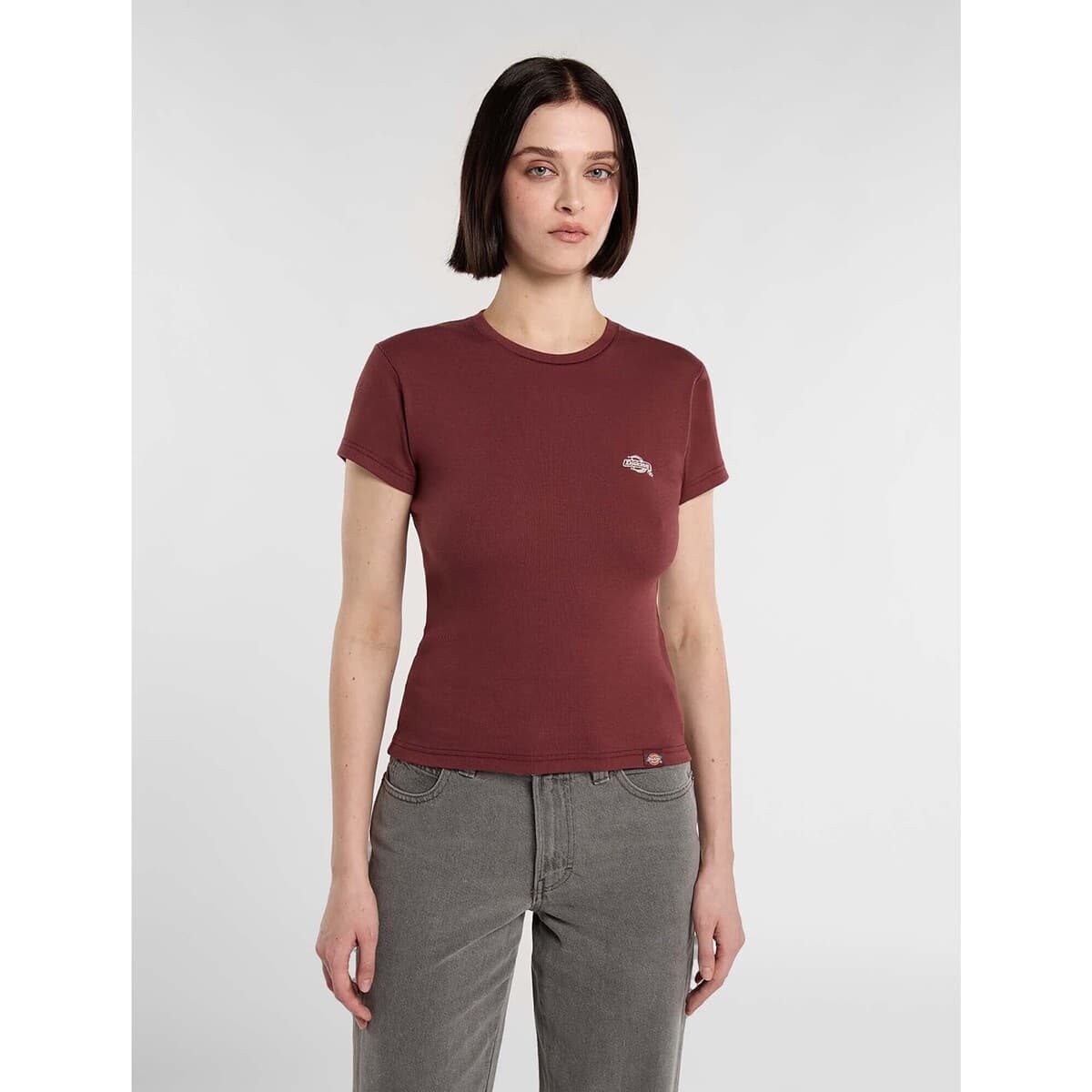 Women's T-Shirts Dickies Brown