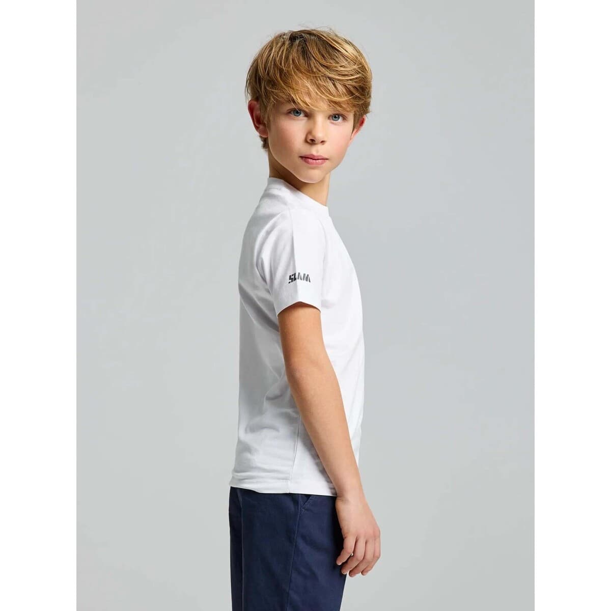 Boys' T-Shirts Slam White