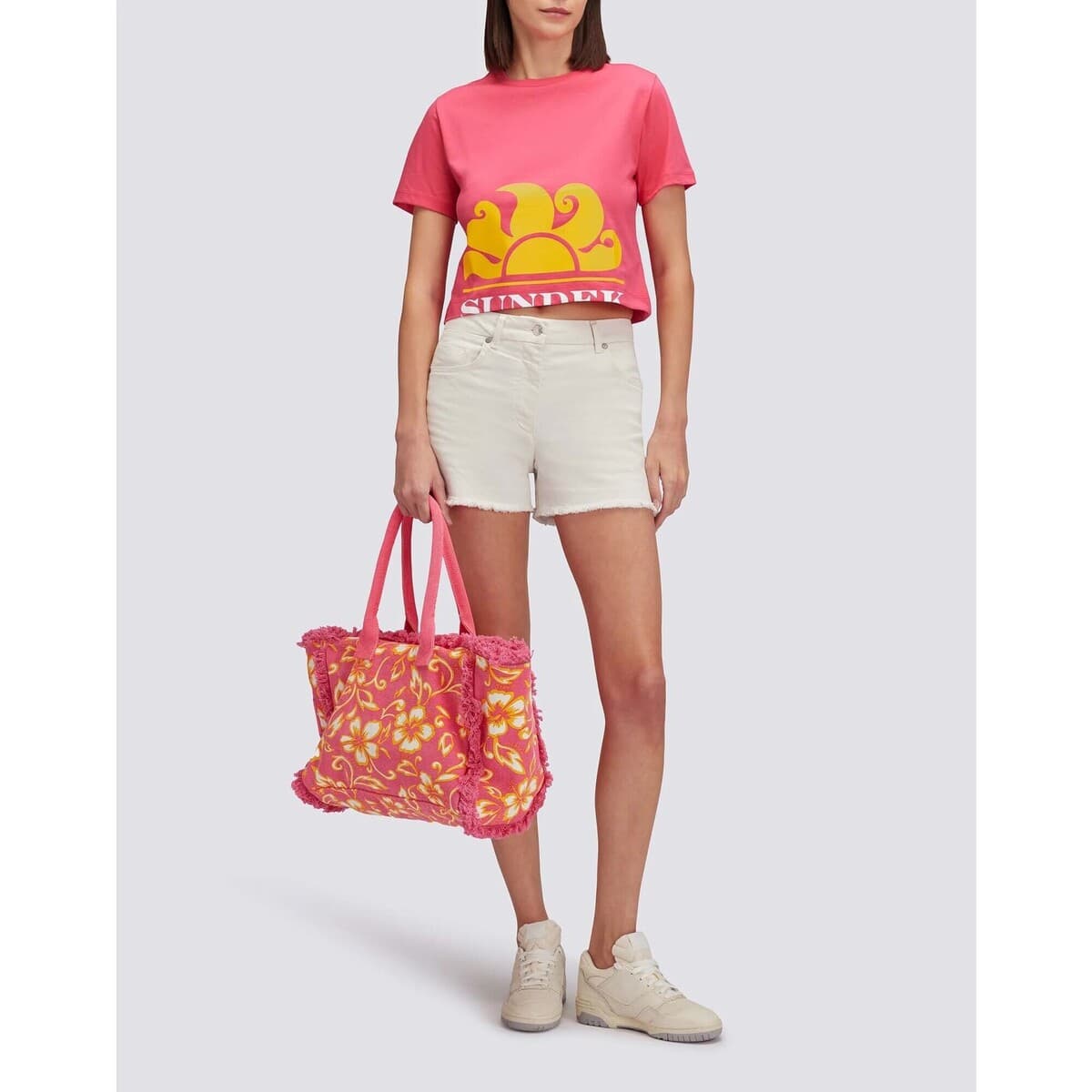 Women's T-Shirts Sundek Pink