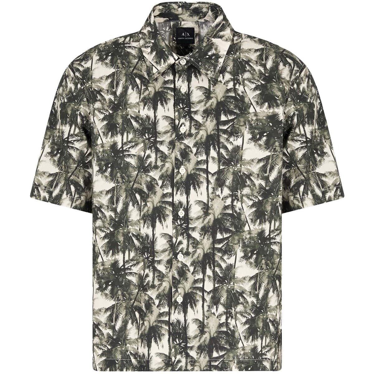 Men's Shirts EAX Green