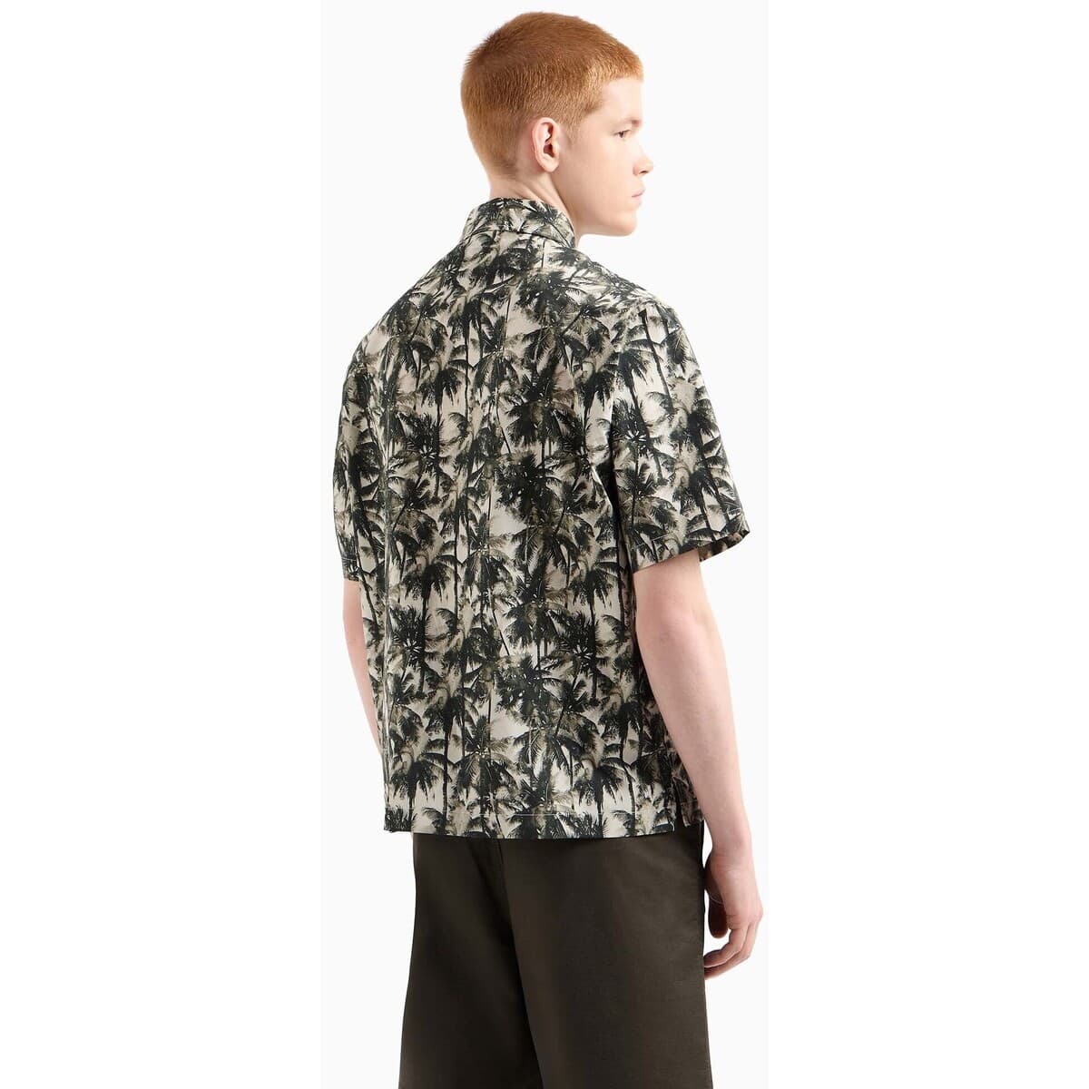 Men's Shirts EAX Green