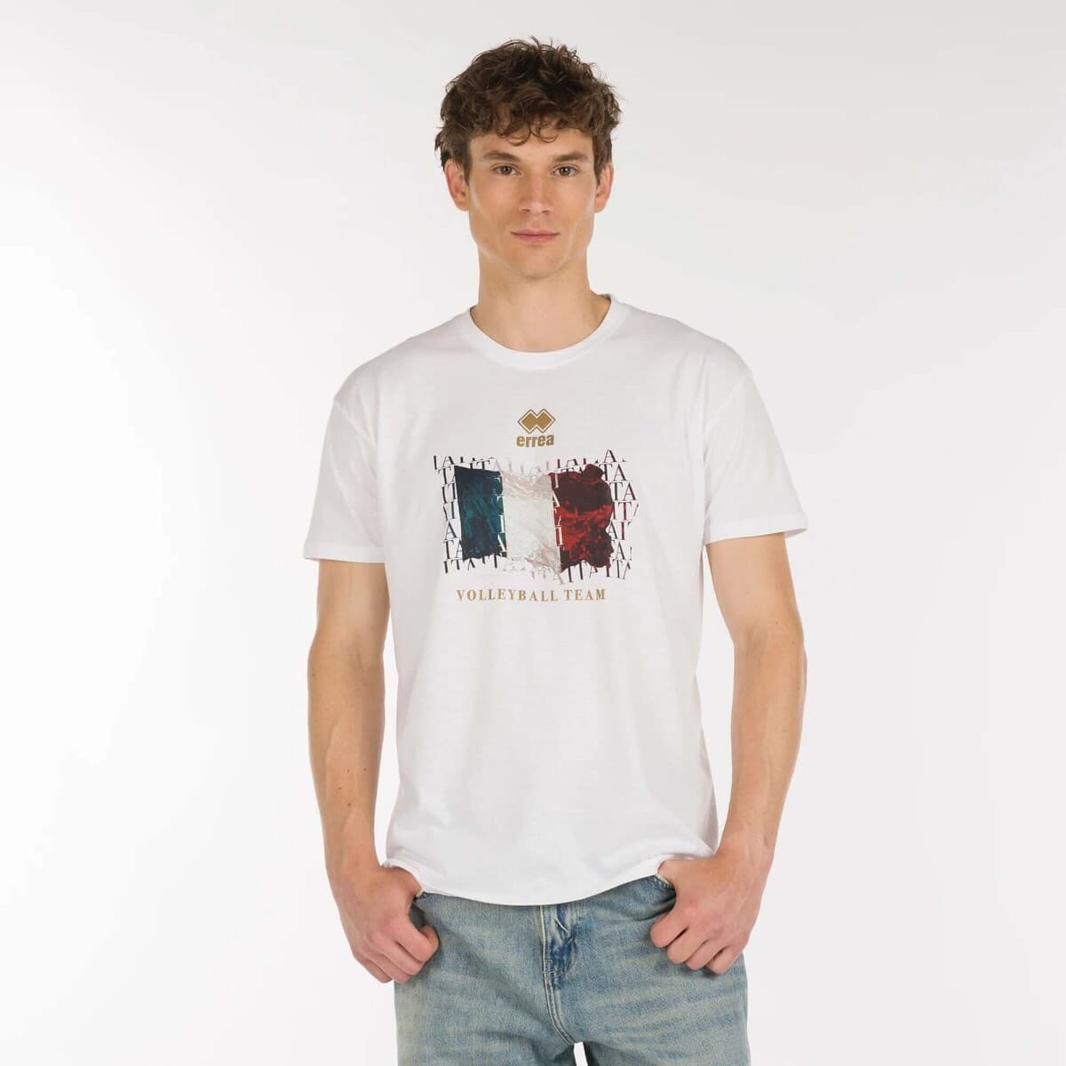 Men's Sports T-Shirts Errea White
