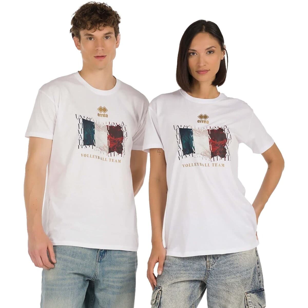 Men's Sports T-Shirts Errea White