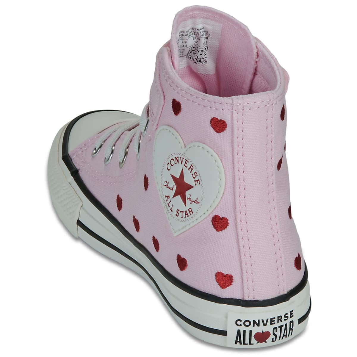 Παιδικό Μποτάκι για Κορίτσι Converse All Star Ctas 1V Hi Χρώματος Ροζ A19066C