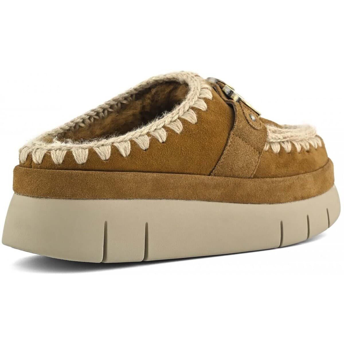 Women's House Slippers Mou Brown