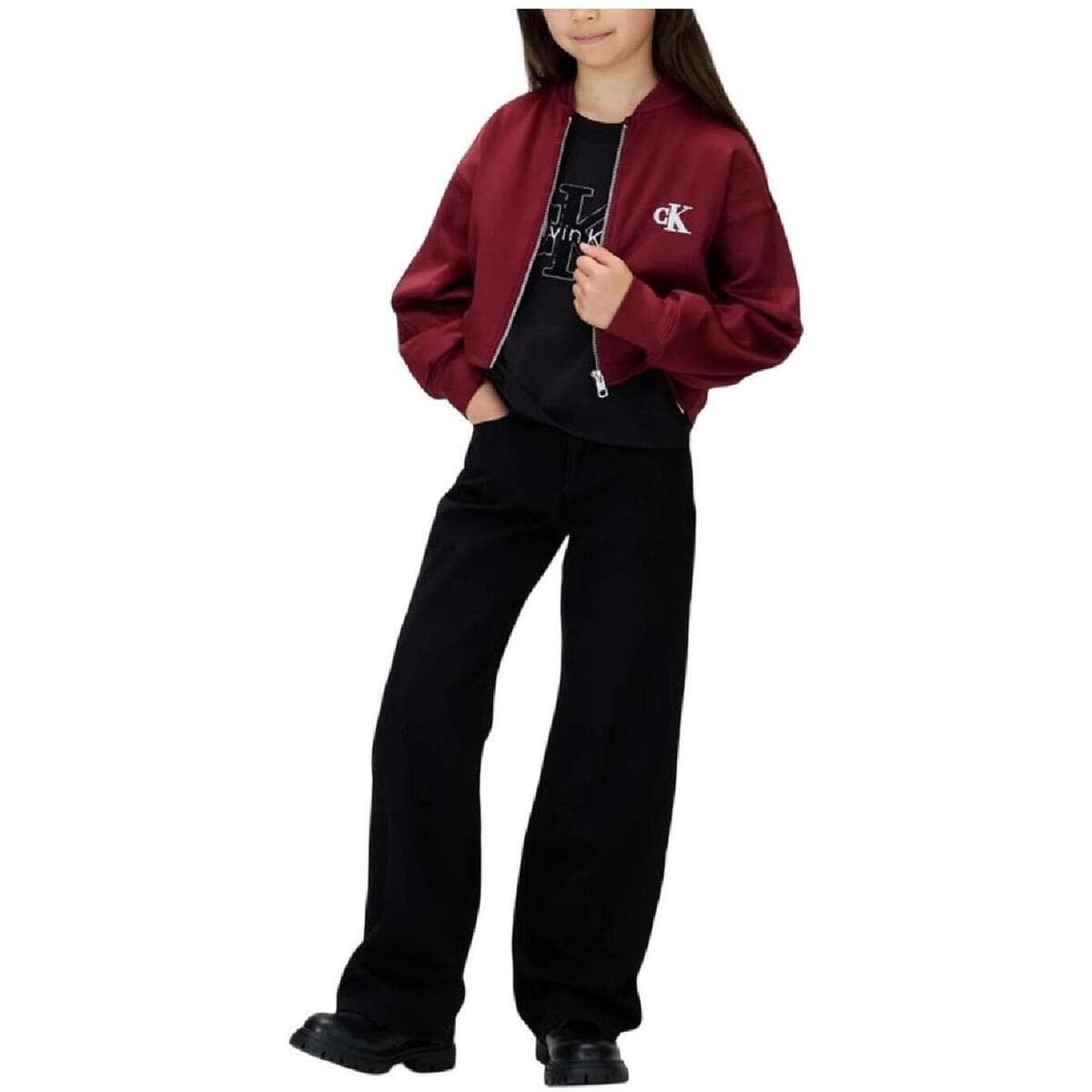 Girls' T-Shirts Calvin Klein Black