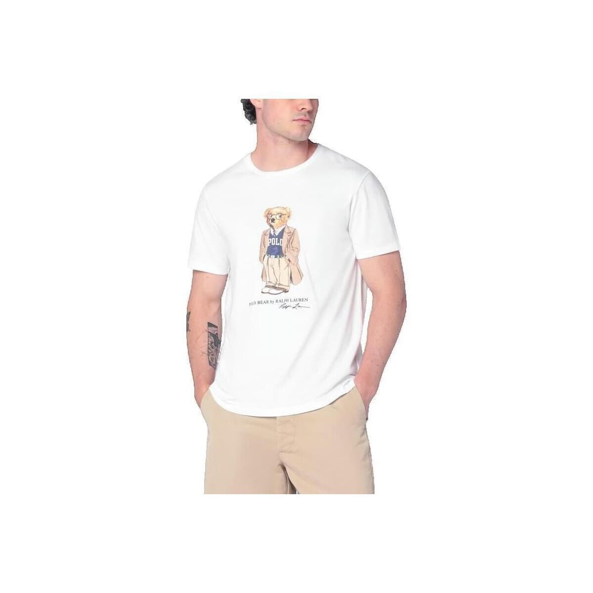 Men's T-Shirts Ralph Lauren White