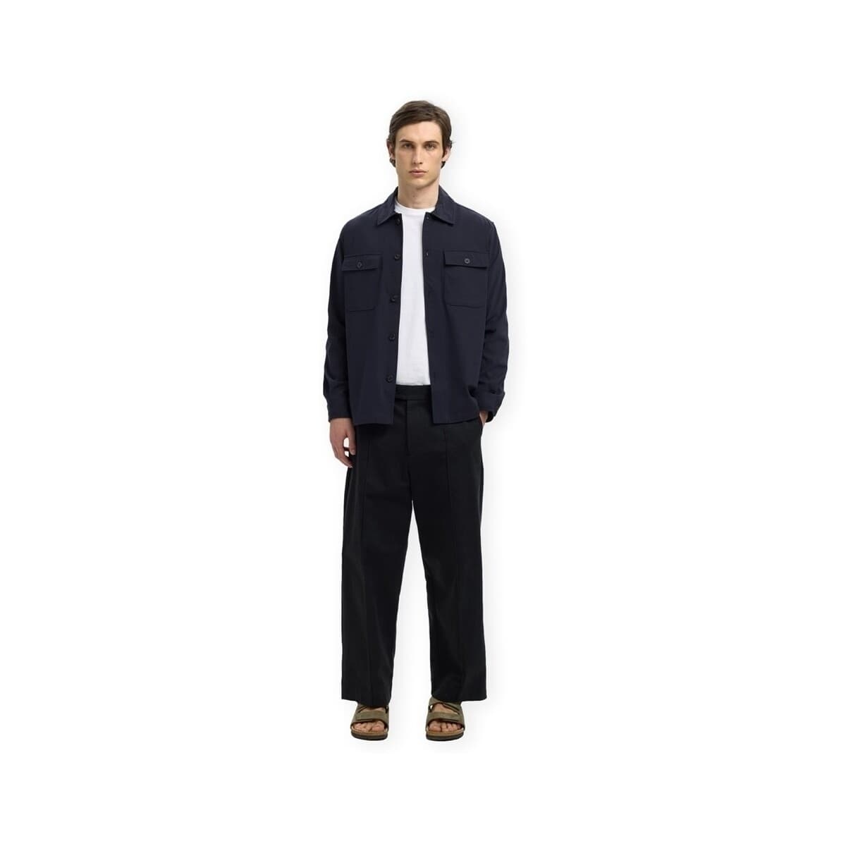 Men's T-Shirts Selected Blue