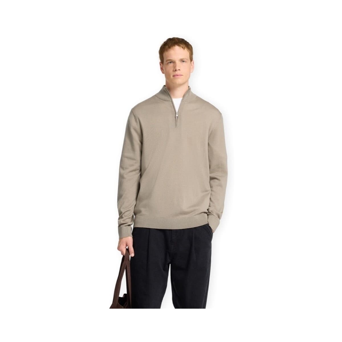 Men's Sweaters Selected Beige