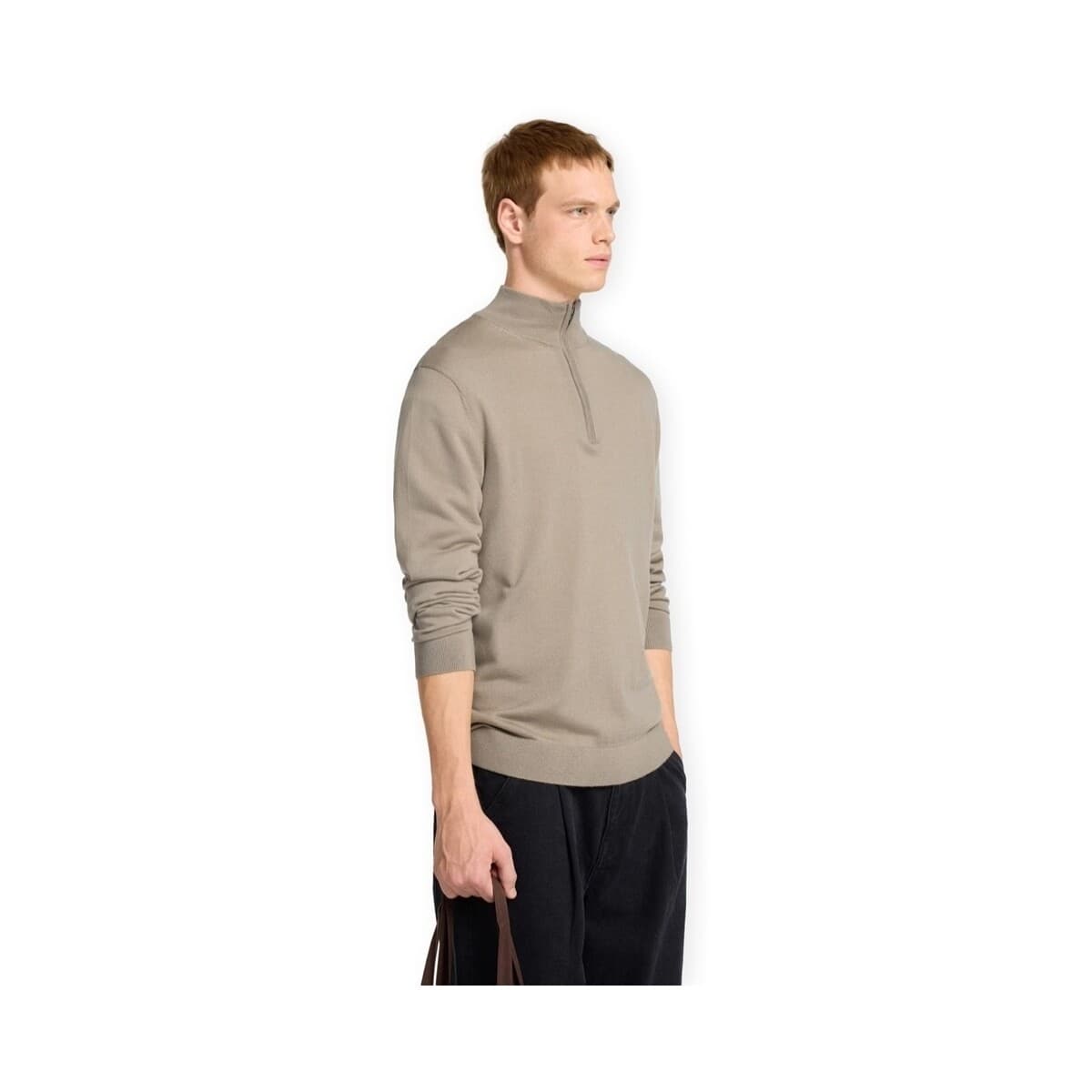 Men's Sweaters Selected Beige