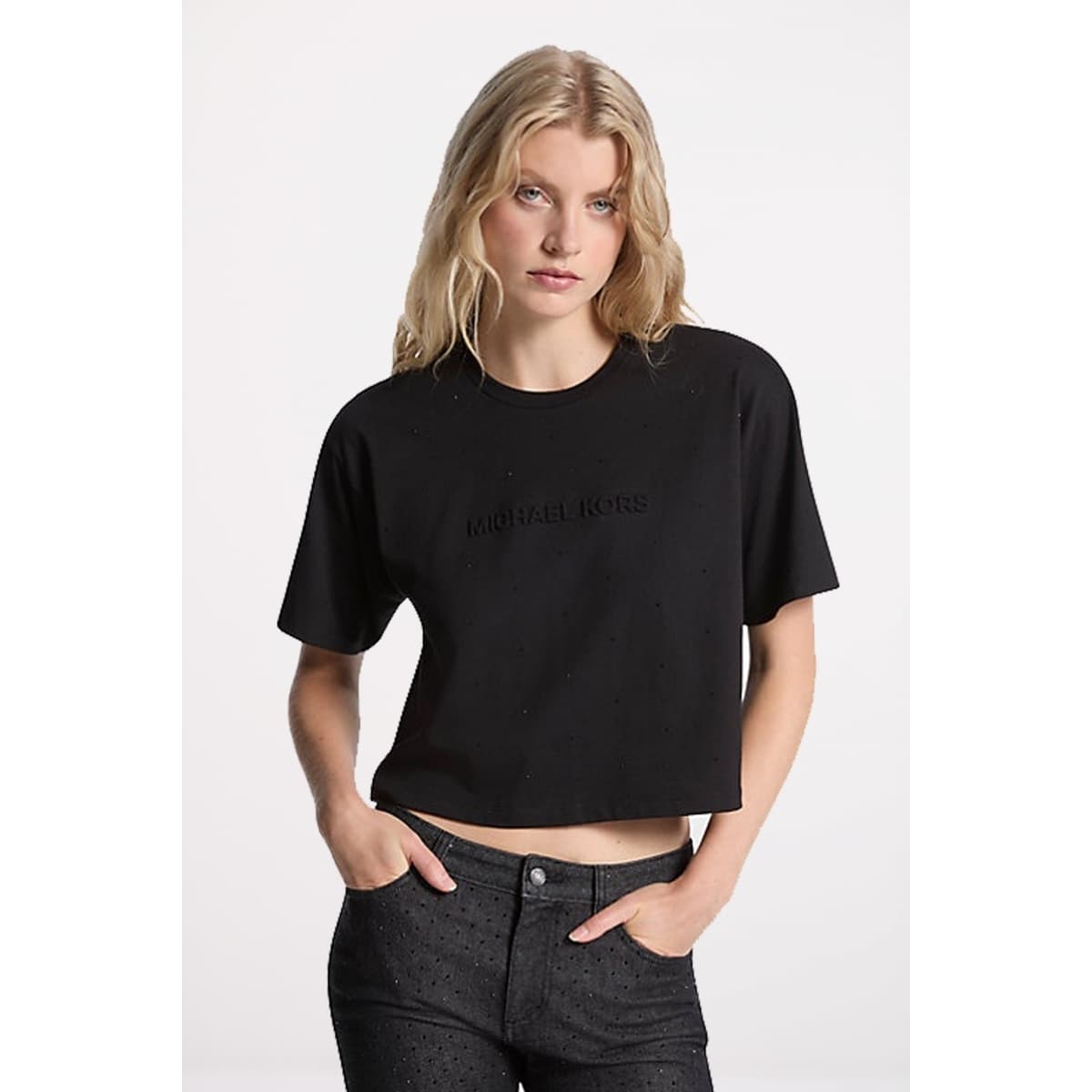 Women's T-Shirts Michael Kors Black