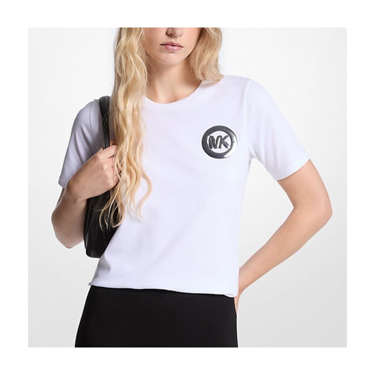 T-shirt με κοντά μανίκια MICHAEL Michael Kors Camisetas Mujer Modèle Mk Charm Small Tee