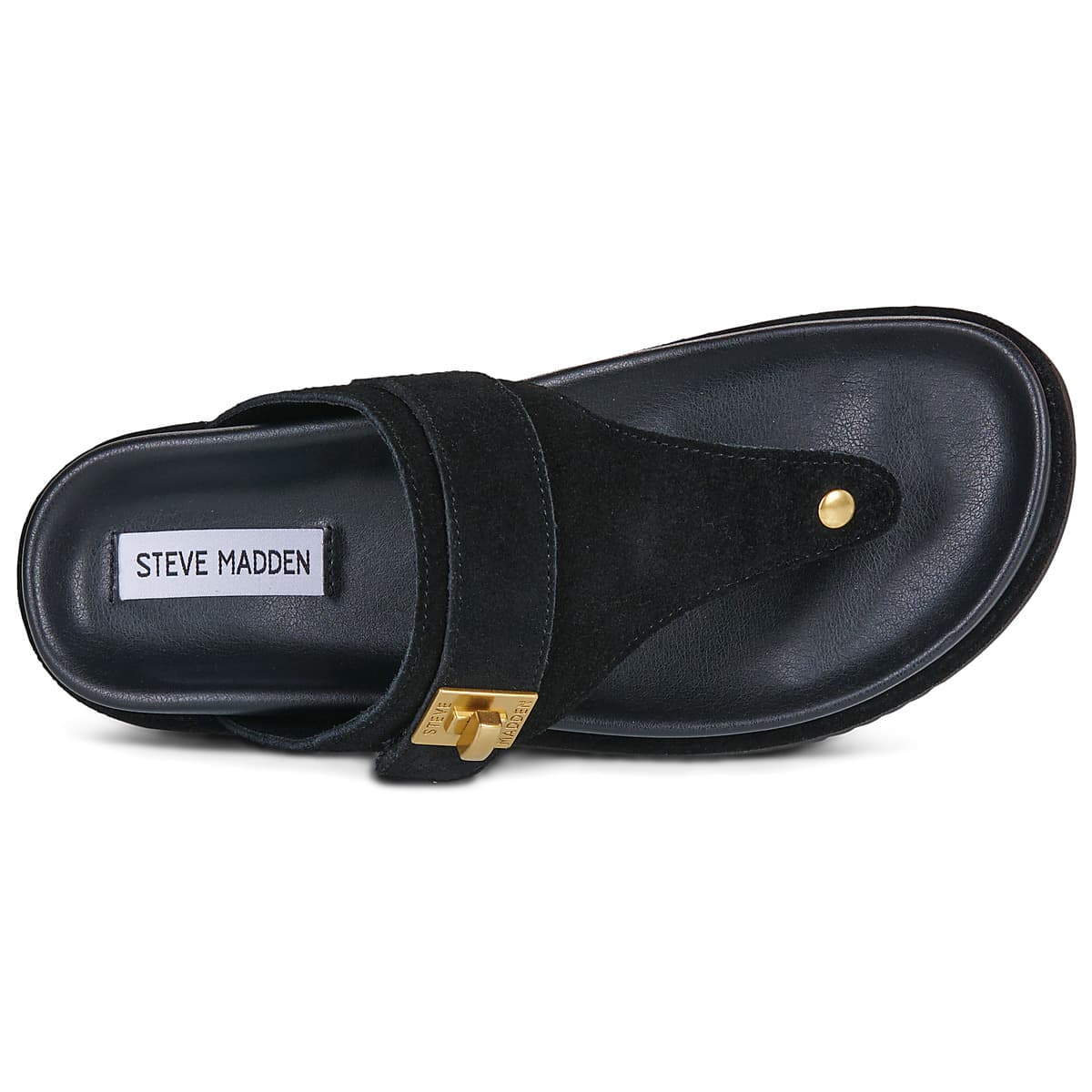 Women's Flip Flops Steve Madden Black