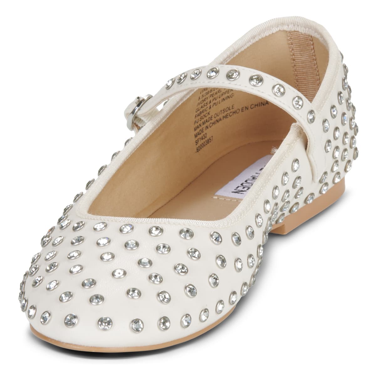 Women's Ballet Flats Steve Madden White