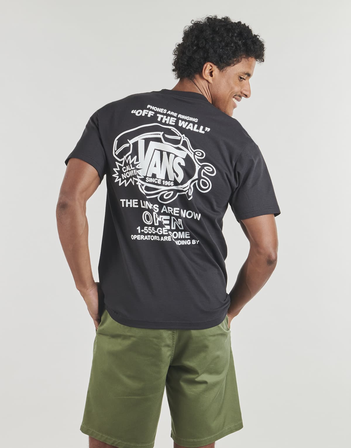 Men's T-Shirts Vans Black