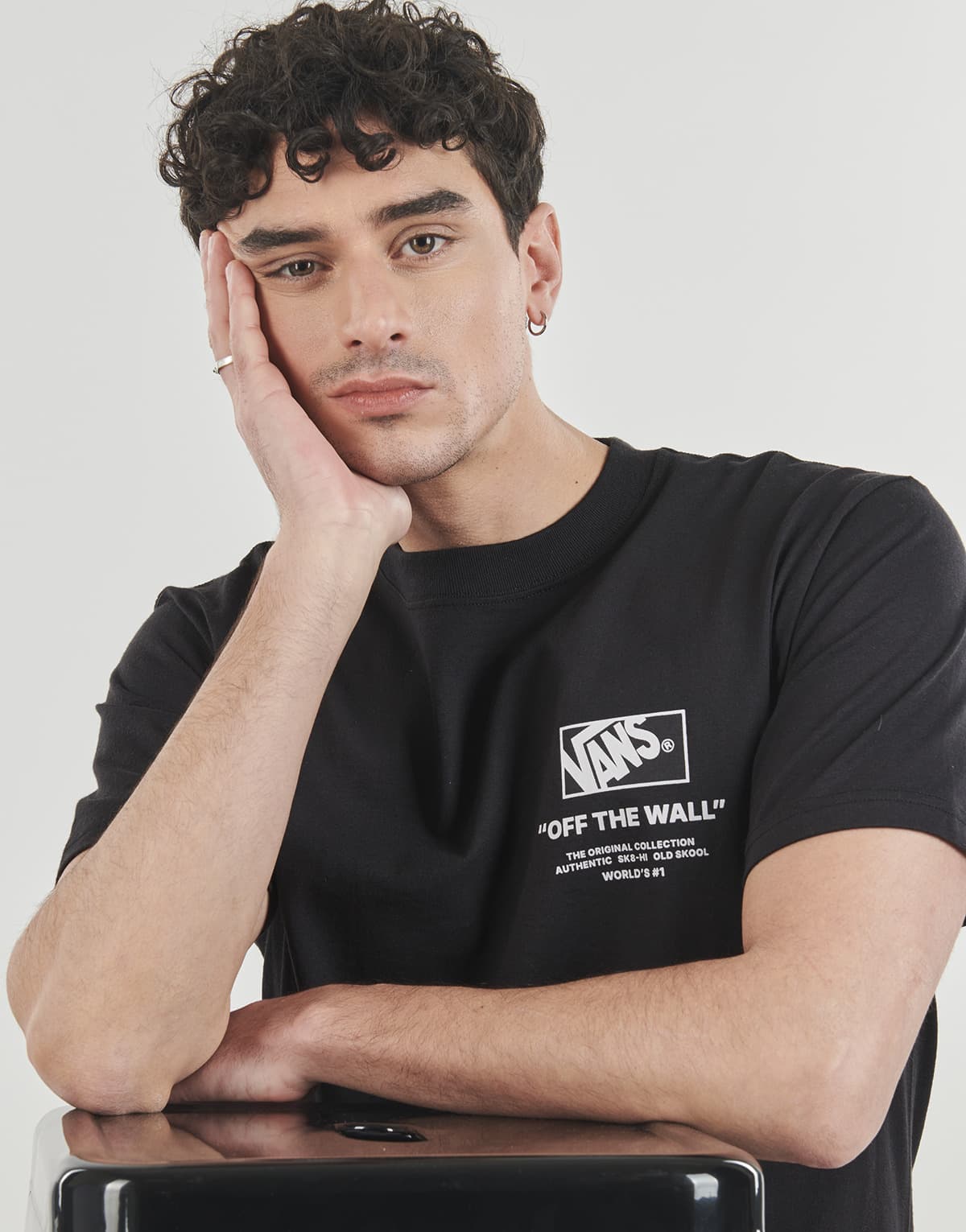 Men's T-Shirts Vans Black