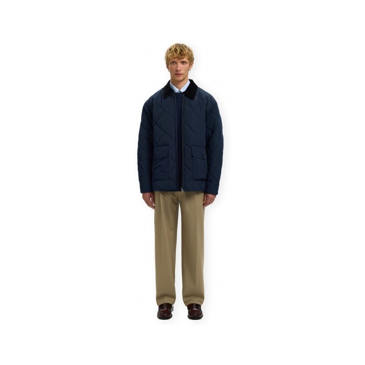 Men's Coats Selected Blue