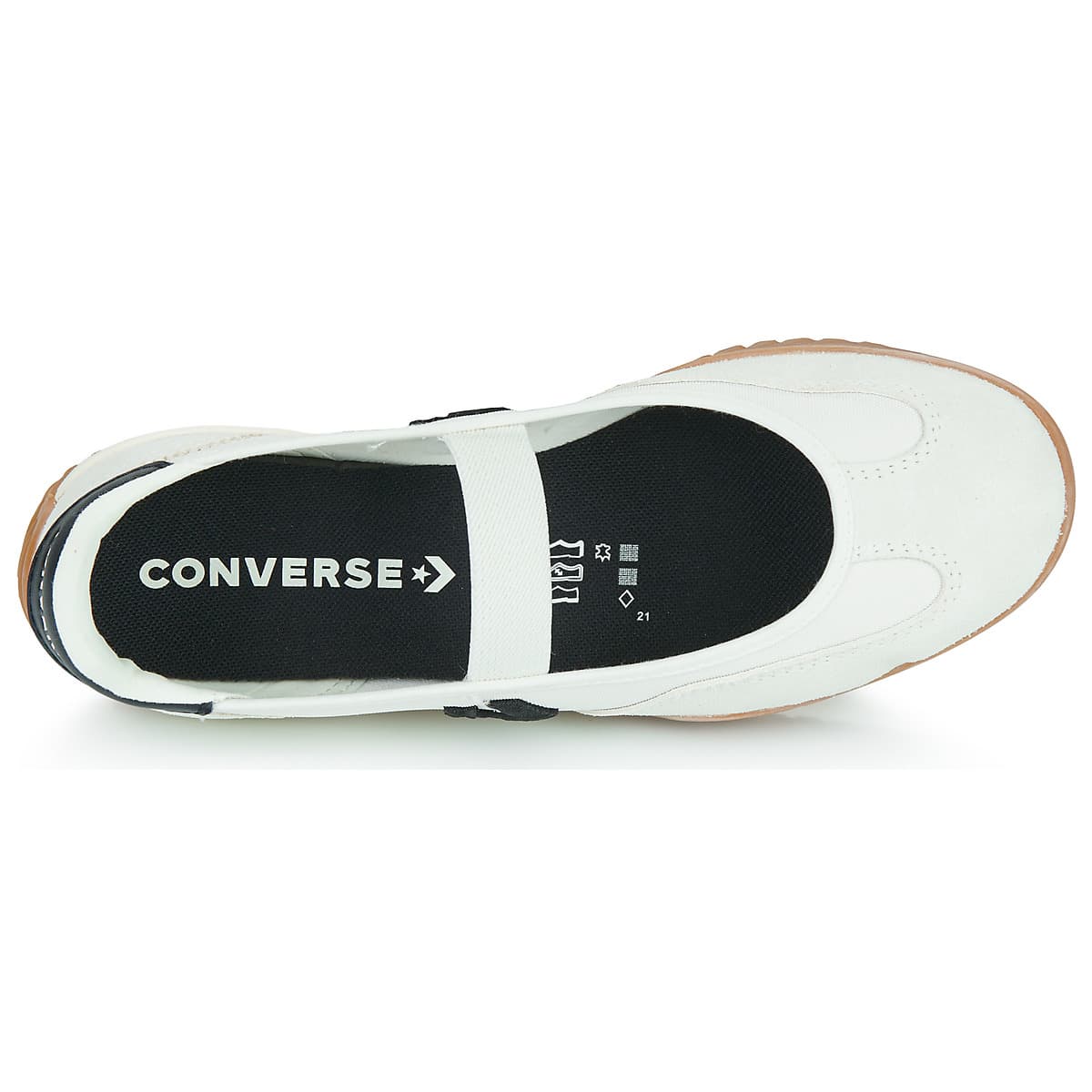 Women's Ballet Flats Converse White