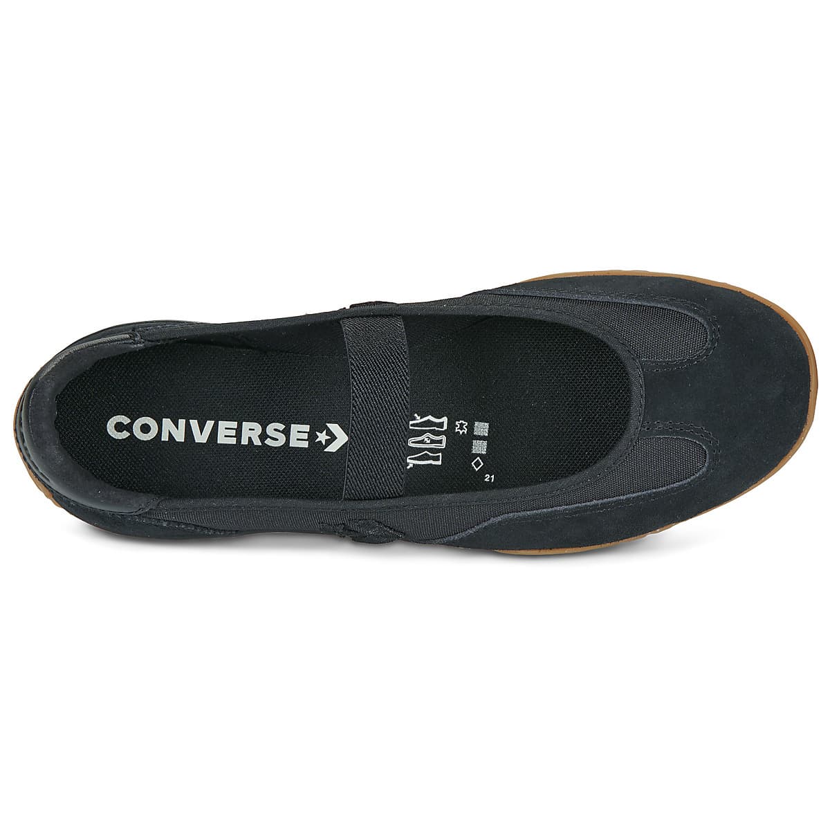 Women's Ballet Flats Converse Black
