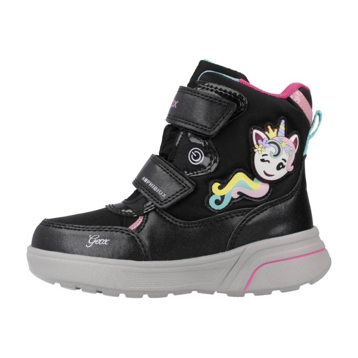 Girls' Ankle Boots Geox Gray