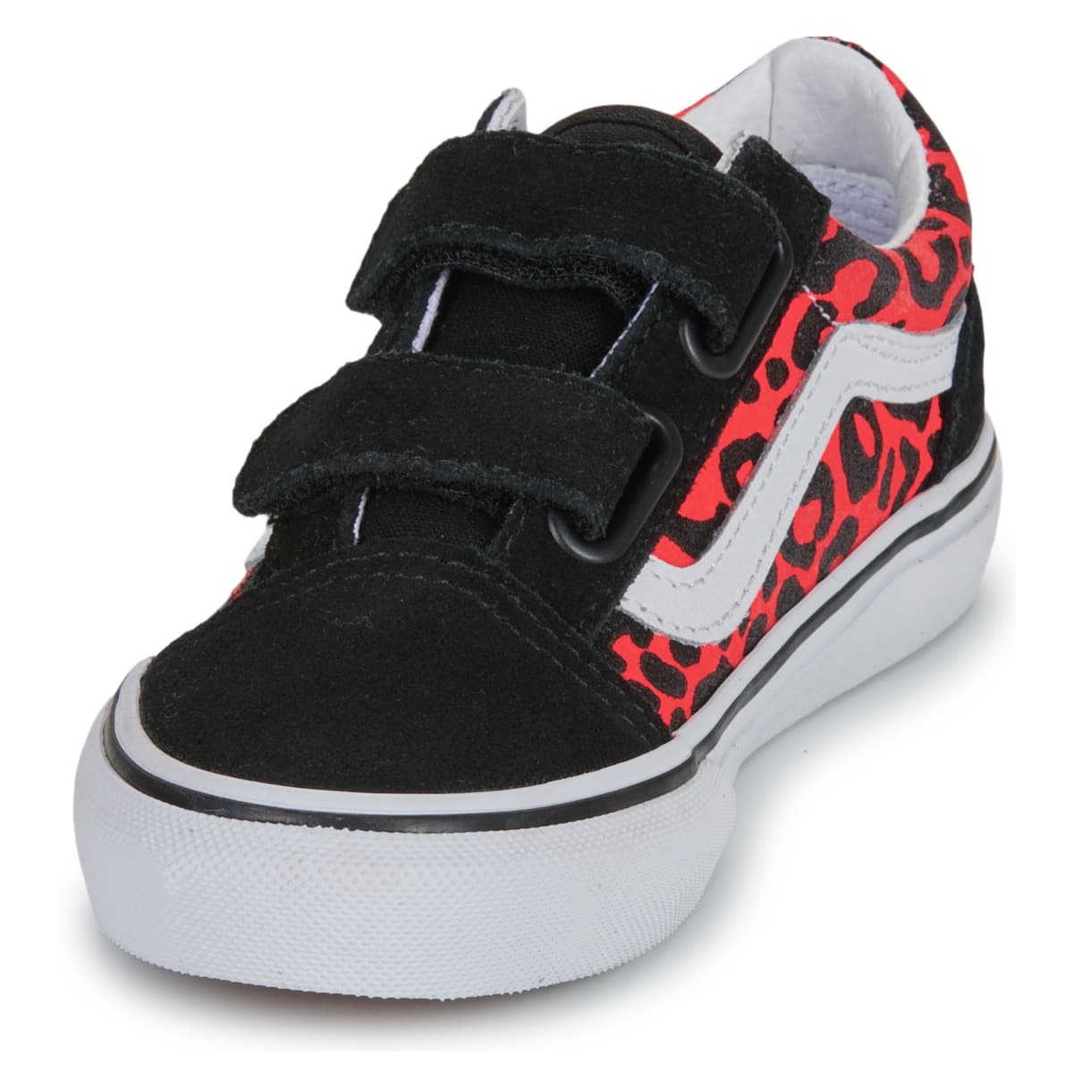 Παιδικό Χαμηλό Casual για Κορίτσι Vans Old Skool V Χρώματος Μαύρο Λεοπαρ VN000CYAFOC1