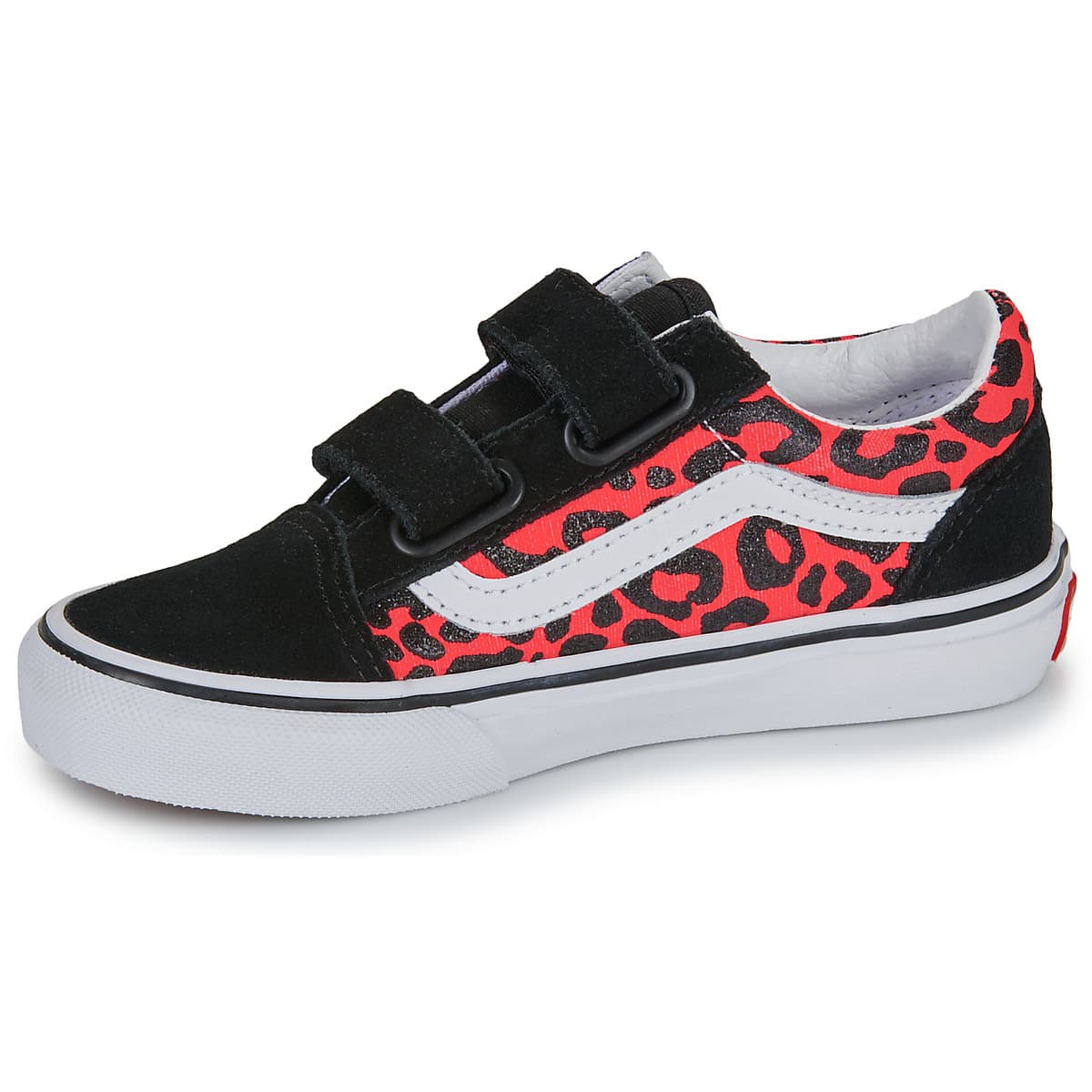 Παιδικό Χαμηλό Casual για Κορίτσι Vans Old Skool V Χρώματος Μαύρο Λεοπαρ VN000CYAFOC1