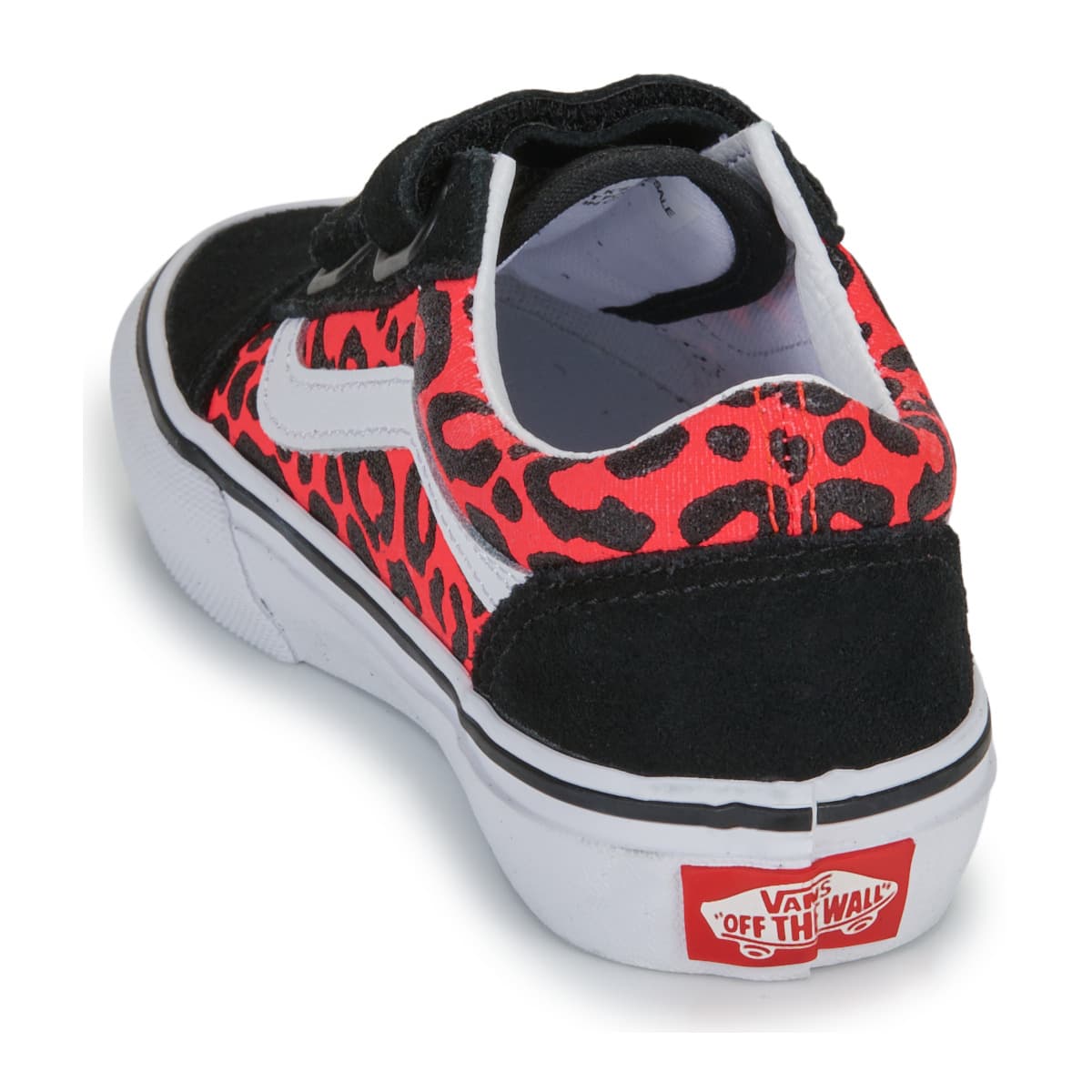 Παιδικό Χαμηλό Casual για Κορίτσι Vans Old Skool V Χρώματος Μαύρο Λεοπαρ VN000CYAFOC1