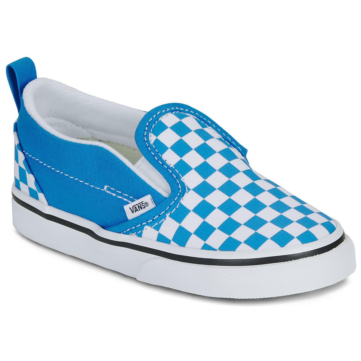 Slip on Vans Slip-On V COLOR THEORY CHECKERBOARD Bright Azure